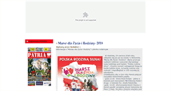 Desktop Screenshot of gazetapatria.pl